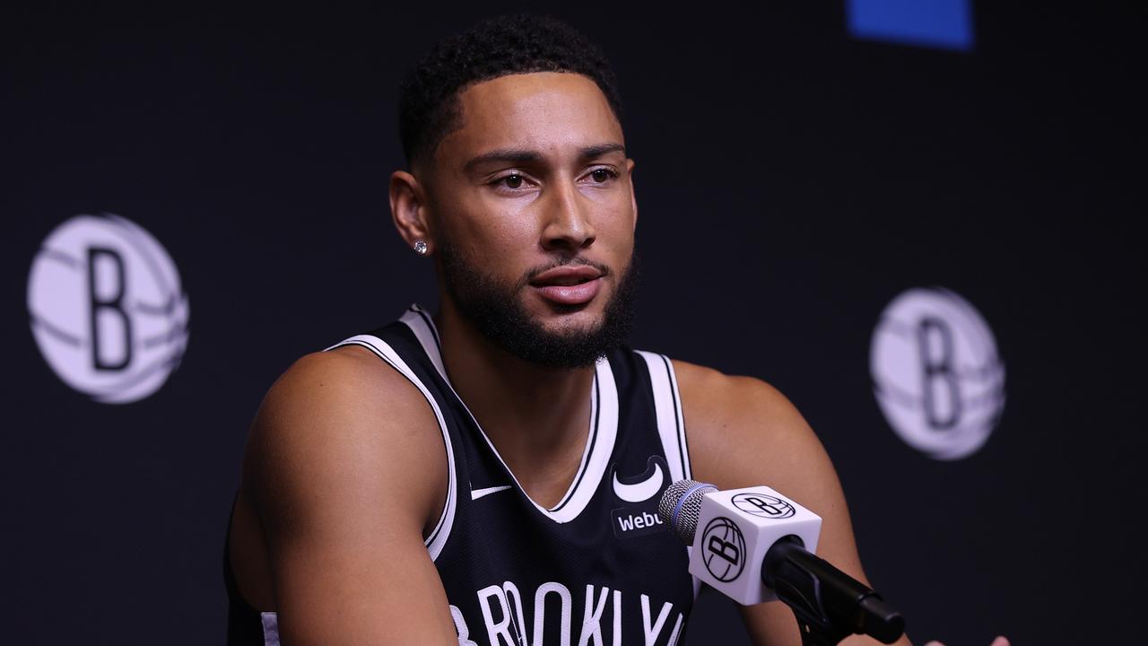 Ben Simmons seems more confident. (Photo by Mike Lawrie/Getty Images)