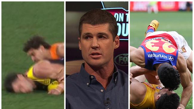 AFL greats are concerned about the state of the game after two three-week tackle bans.