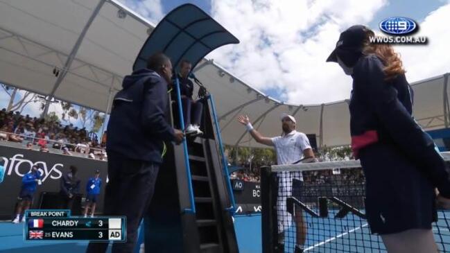 ‘Not one umpire will make this mistake!’ – Chardy asks for umpire to be removed