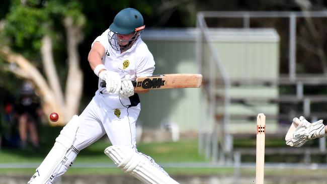 St Laurences batsman Thomas Stenhouse. Picture, John Gass