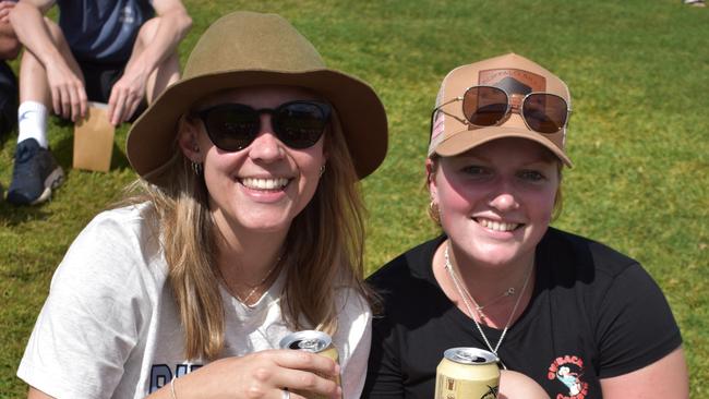 Amy Ross and Tamzym Redjeb at the Sunshine Coast Rugby League Finals 2022.