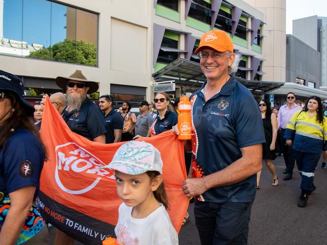 Rob Cross at the NAIDOC march, 2024. The theme this year is 'Keep the fire burning: Blak, loud and proud'. Picture: Pema Tamang Pakhrin