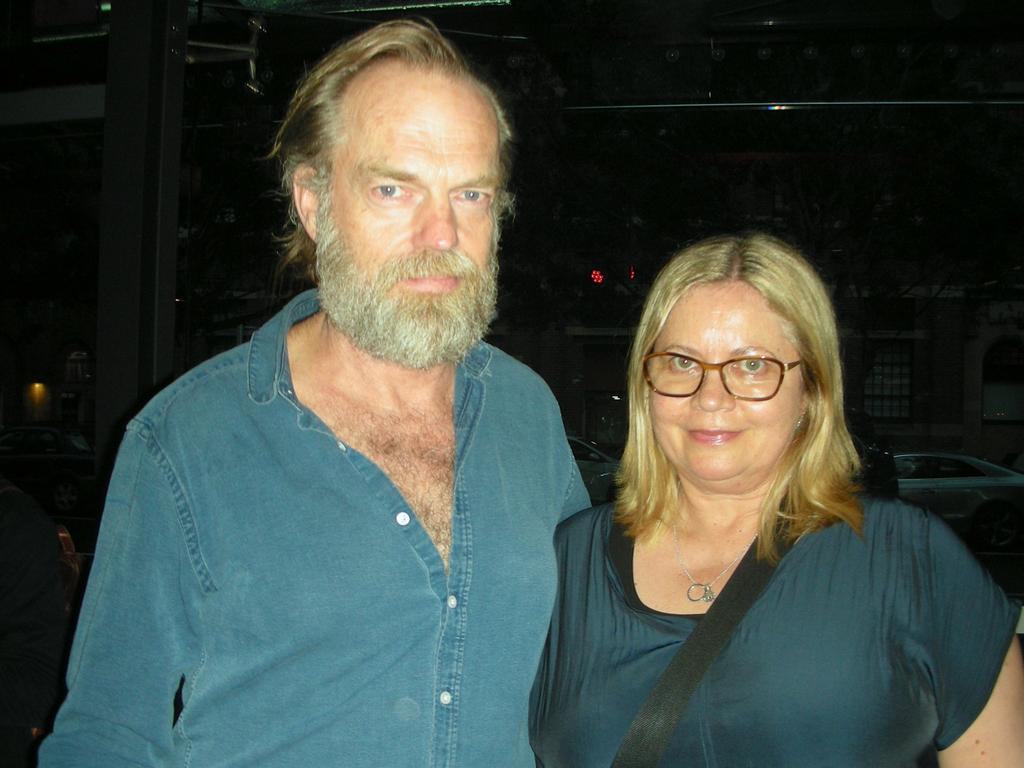 HugoKatFreodetail, Hugo Weaving and Katrina Greenwood atten…