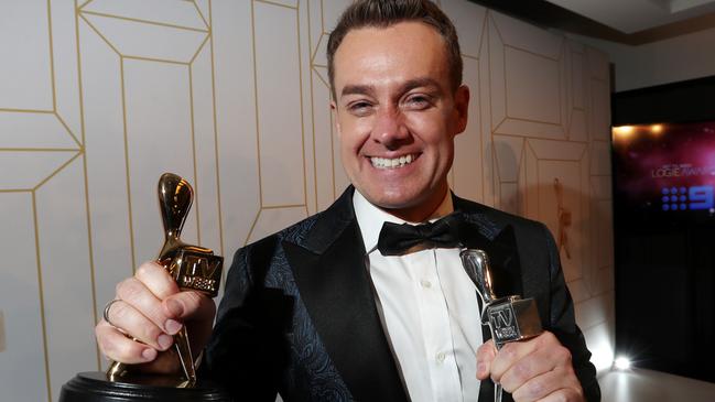 Gold Logie winner Grant Denyer. Picture: Nigel Hallett