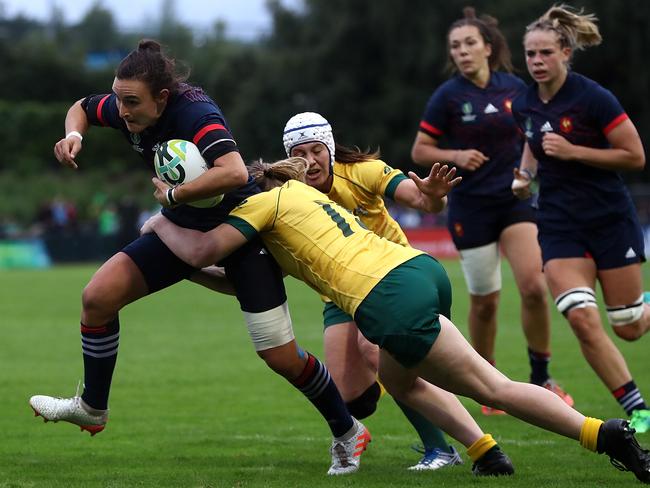 Shannon Izar starred for France in the match against Australia.