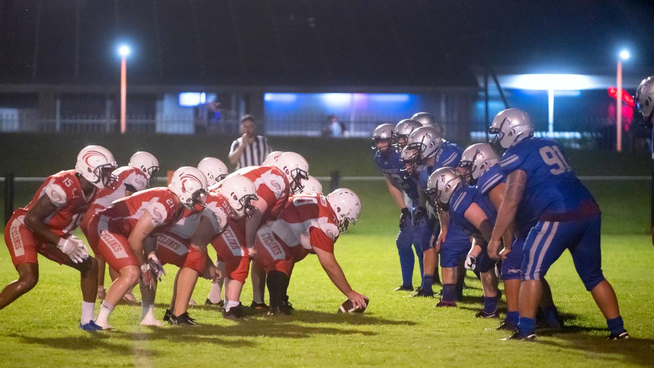 Mackay Gridiron vs Townsville Cyclones at West Tiger Park Walkerston. Saturday 20 January 2024 Picture:Michaela Harlow