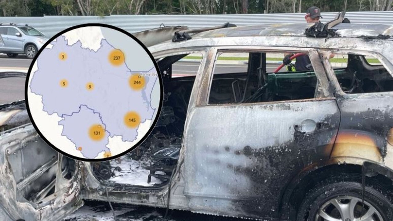 New police data has revealed that two cars are stolen across the Wide Bay and Burnett every day.