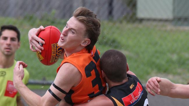 Geelong West’s Tanner Lovell has found his form in the second half of the year. Picture: Mark Wilson