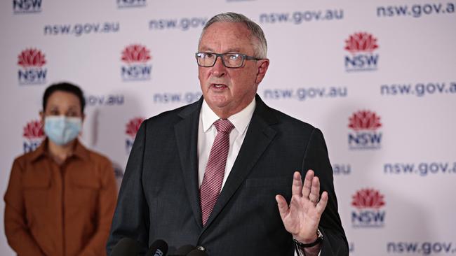 Mr Hazzard said the NSW roadmap out of lockdown remained the same. Picture: NCA NewsWire / Adam Yip
