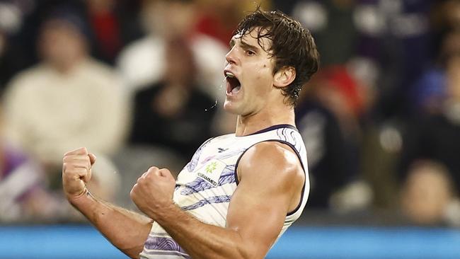 Lachie Schultz was one of the heroes for Fremantle.