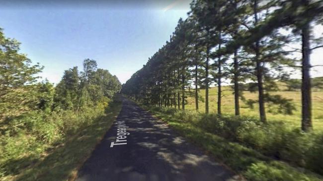 Tregeagle Road, Tregeagle where a woman is believed to have been thrown from her horse on Saturday. Picture Google Maps