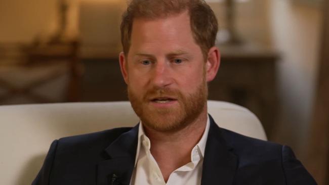 Prince Harry said he could not bring his family back to the UK due to security concerns. Picture: BBC.