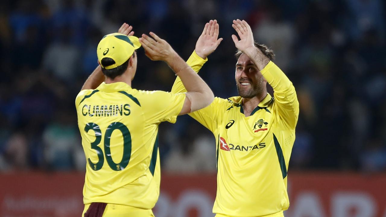 India vs. Australia third ODI scorecard Glenn Maxwell wickets, video