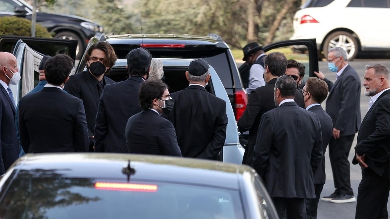 John Mayer was one of the pall bearers. Picture: WCP/BACKGRID