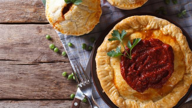 Meat pie photo downloaded from Shutterstock for Gold Coast Bulletin's Taste