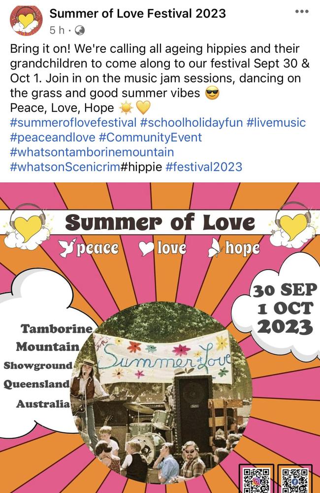 The controversial Summer of Love festival was touring Australia was set to be held at Tamborine Mountain Showgrounds from September 30 to October 1 this year.