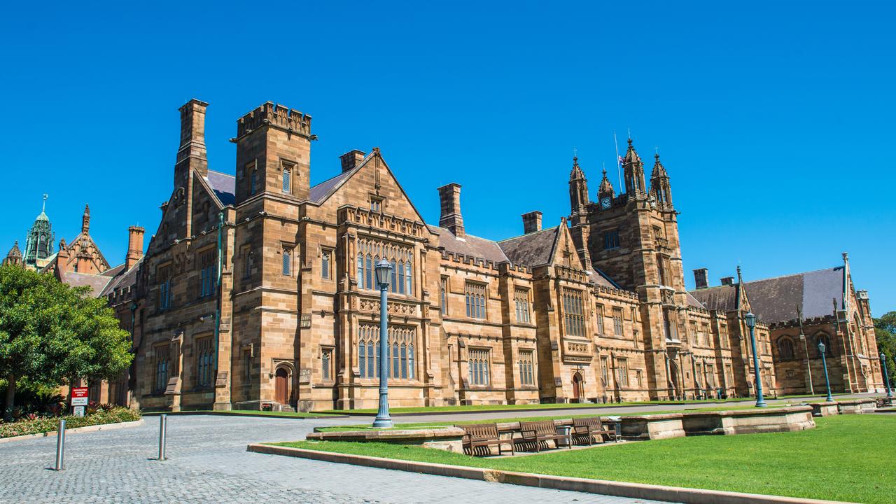 The University of Sydney in central Sydney which is home to a large group of international students.