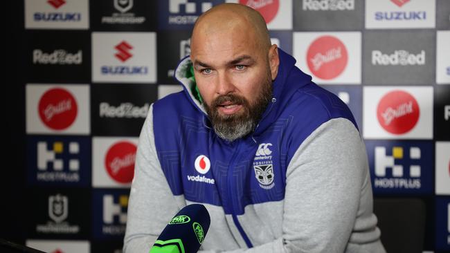 Warriors interim coach Todd Payten is a candidate for the vacant job at the North Queensland Cowboys. Picture: Mark Metcalfe/Getty Images