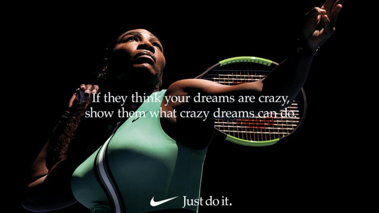 Avanzado lema extraterrestre Nike Serena Williams ad: Crazy campaign video celebrates Just Do It  anniversary | news.com.au — Australia's leading news site