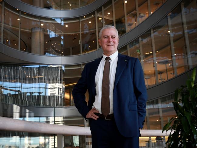 COURIER MAIL - SUNDAY 4 MONDAY - Michael McCormack will be acting Prime Minister for 10 days while Malcolm Turnbull is overseas, pictured at the Commonwealth Parliamentary Offices in Sydney. Picture: Toby Zerna