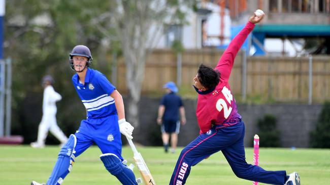 Brisbane State High School’s Sasen Perera. Picture, John Gass