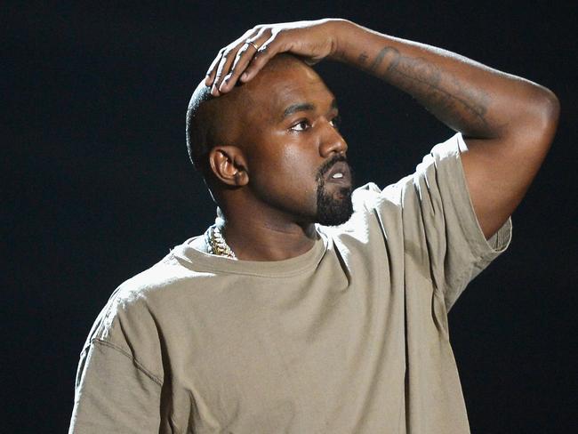Kanye started to break down after his wife Kim Kardashian was robbed at gunpoint in Paris, said his step-brother. Picture: Supplied.