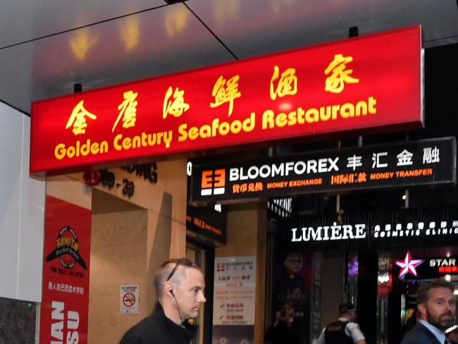 Prime Minister Scott Morrison leaves a Chinese community event at the Golden Century Seafood Restaurant in Chinatown Sydney, Wednesday, May 15, 2019. (AAP Image/Mick Tsikas) NO ARCHIVING