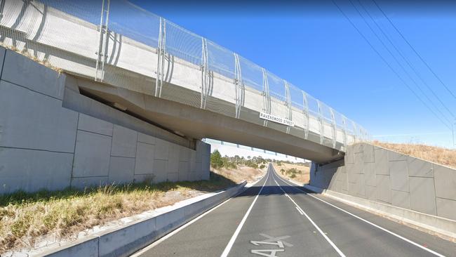 Blake William Banner has been charged with lighting a fire near an underpass on the Princes Highway at Bega last year. Picture: Google Maps