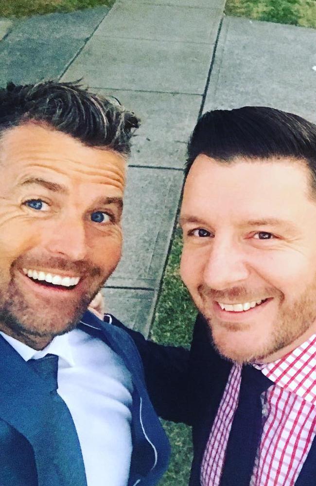 Hard work ... Evans and Feildel spend six months of the year filming MKR. Source: Instagram.