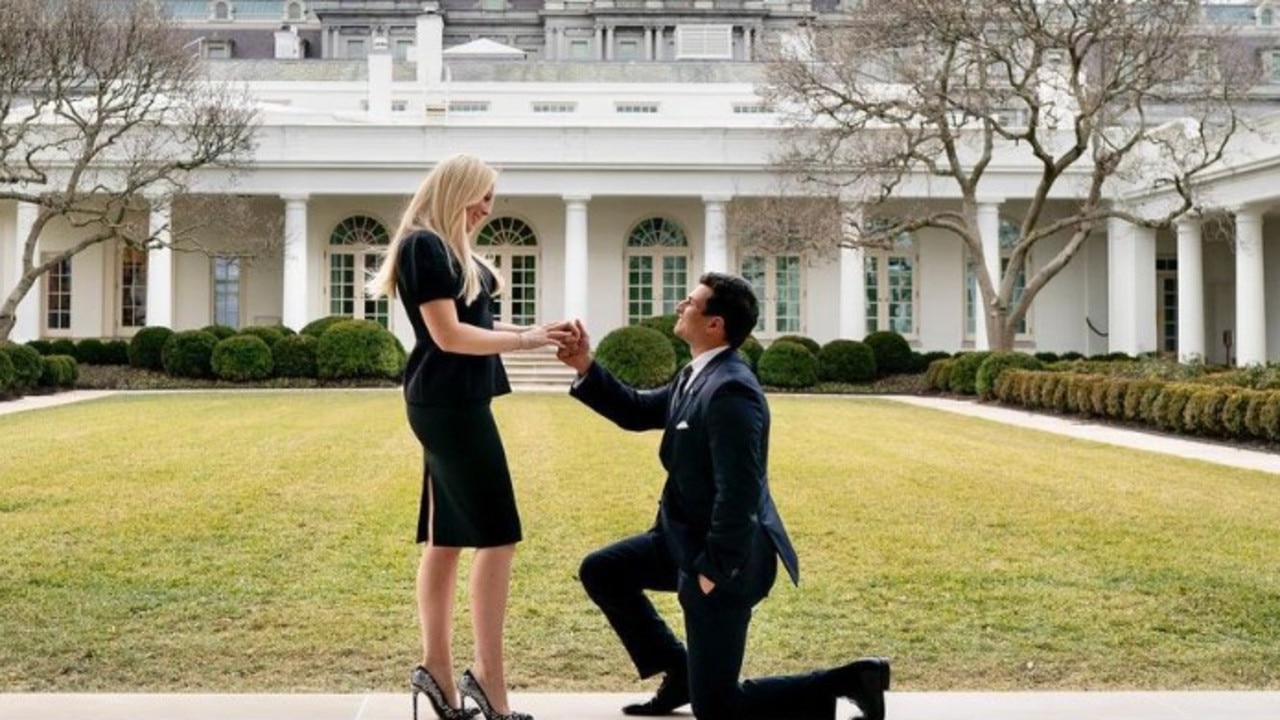 Michael proposed at the White House (Picture: Instagram/tiffanytrump)