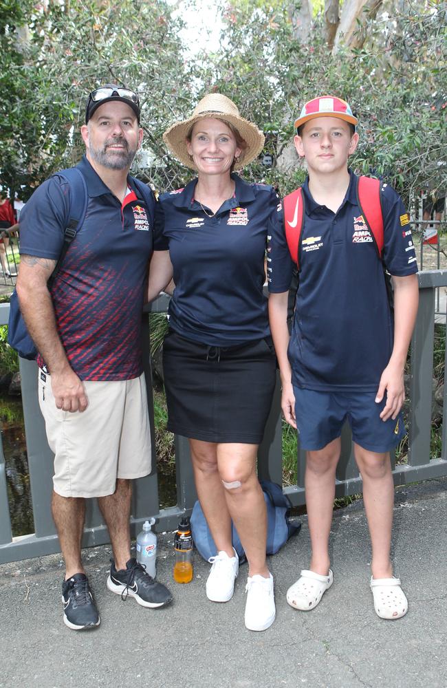 GC 500. Daniel, Belinda and Hayden Farrell. 26 October 2024 Surfers Paradise Picture: Richard Gosling