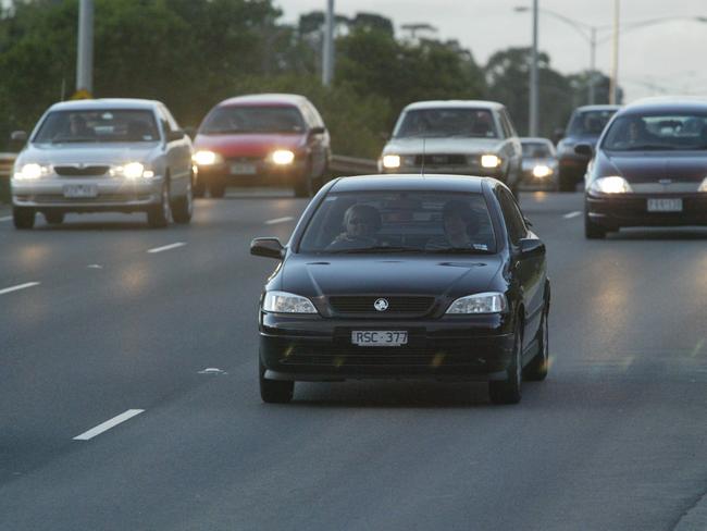 Traffic chaos Springvale Road heading towards Whitehorse Rd.