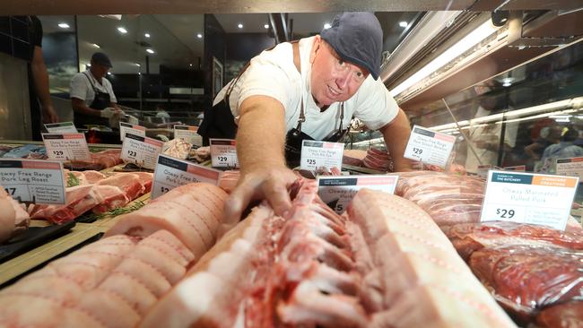 Dave Madden, Flinders + Co, at South Melbourne Market. Picture Yuri Kouzmin