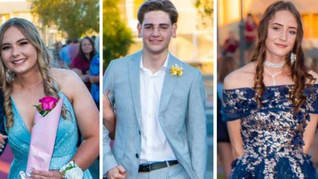 Sophisticated suits, sky and navy blue dresses were a theme at Saint Mary’s Catholic College senior formal