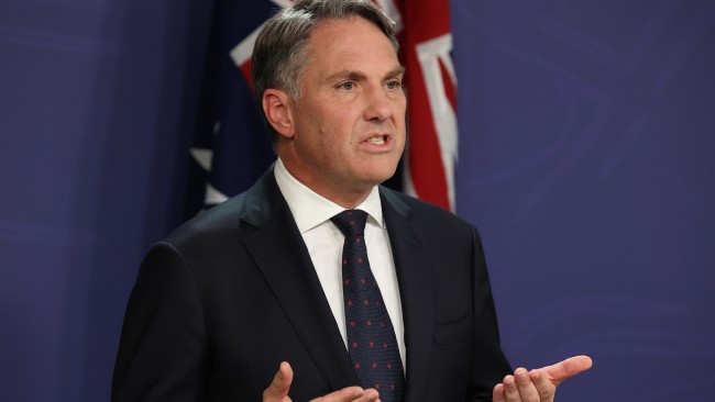 Deputy Labor leader Richard Marles has defended his visits to the Chinese embassy in Canberra. Picture: NCA / Liam Kidston
