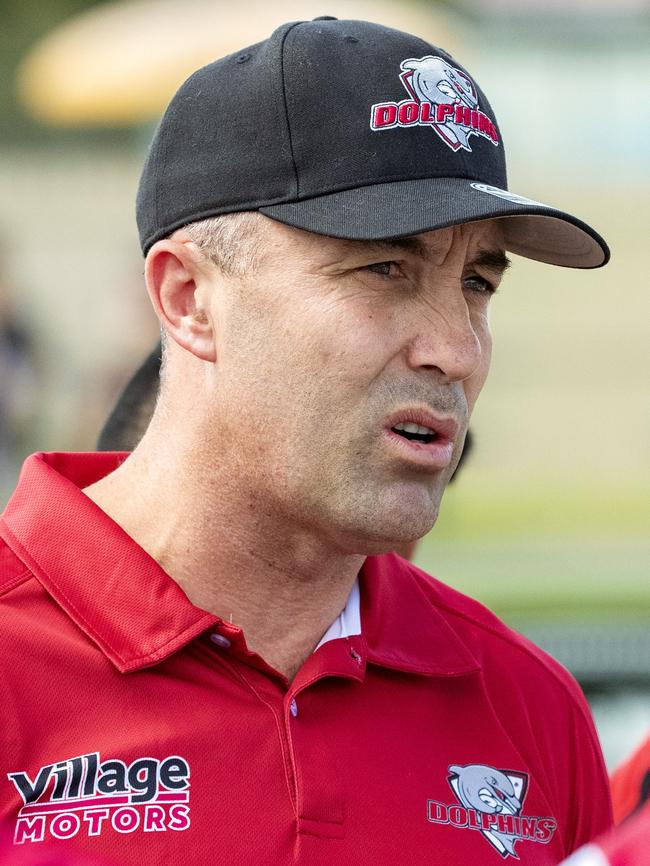 Maroons cult hero and Redcliffe coach Adam Mogg. Picture: AAP/Richard Walker