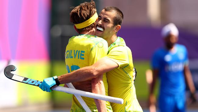 Ephraums had a bumper 2022, scoring six goals at the Commonwealth Games to be Australia’s second-highest goal-scorer at the tournament. (Photo by Elsa/Getty Images)