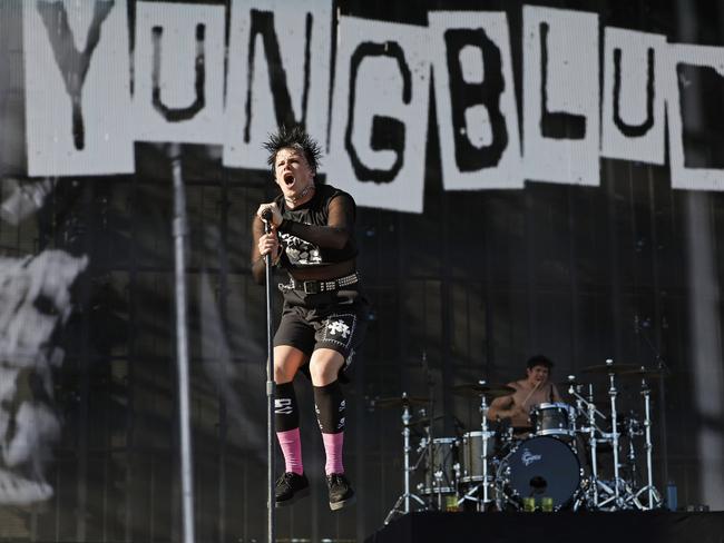 Yungblud performed at the festival. Picture: Frazer Harrison/Getty Images for Coachella