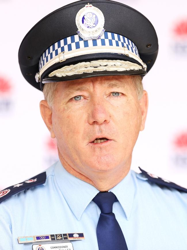 NSW Police Commissioner Mick Fuller. Picture: Mark Kolbe/Getty Images