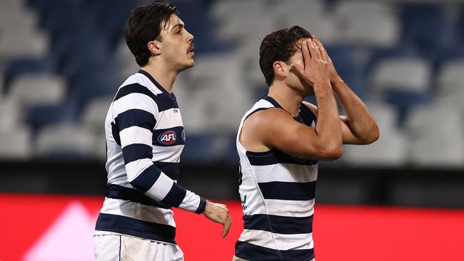 The Cats missed a big chance to wrap up the minor premiership.