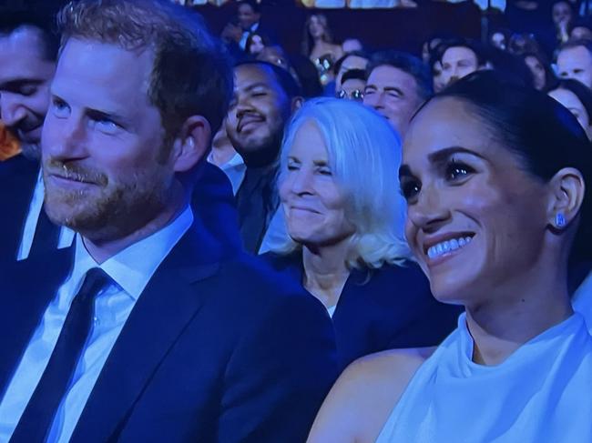 Prince Harry and Meghan Markle at the 2024 ESPY Awards.