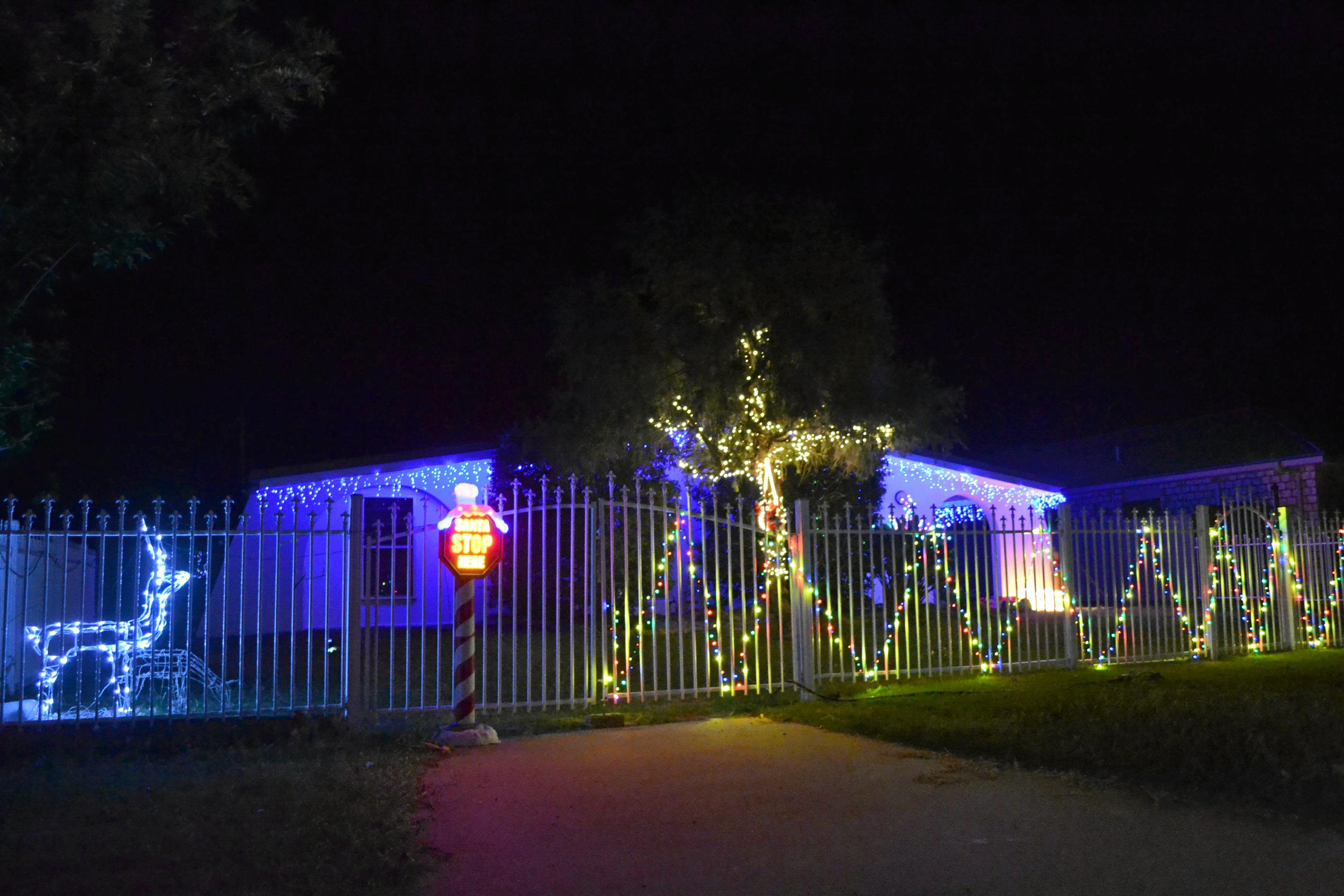 Roma Christmas lights. Picture: Ellen Ransley