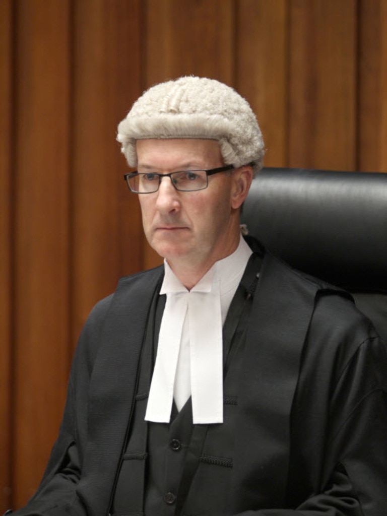 Justice Robert Pearce.  Supreme of Tasmania judges.  Picture: SUPPLIED