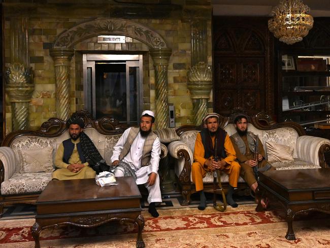 The Taliban are not used to luxury, the new head of the house said. Picture: AFP