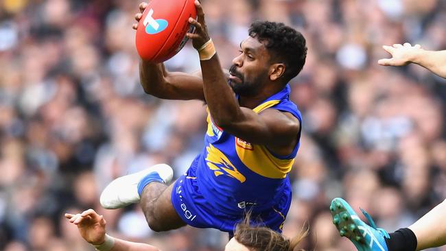 Liam Ryan flies for a hanger in last year’s Grand Fianl/ Picture: Getty Images