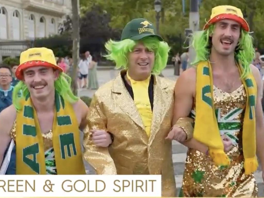 The veteran broadcaster has been spreading Aussie spirit over in the French capital.
