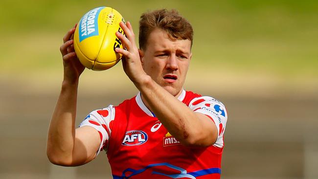 Jack Macrae at Western Bulldogs training.