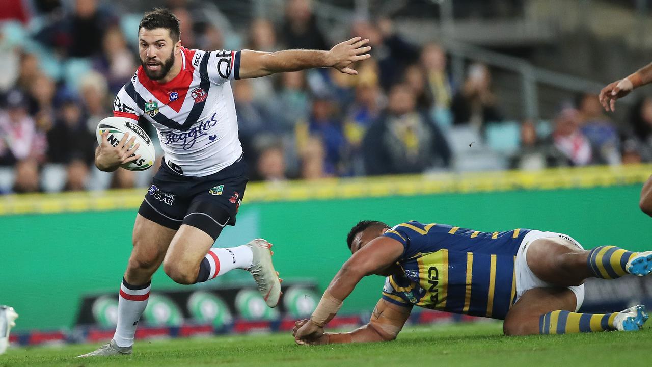 James Tedesco has a habit of leaving Eels players in his wake. Picture. Phil Hillyard