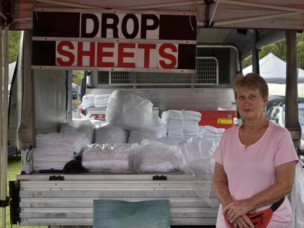 Rhonda Shuttleworth's a former worker at the local Consolidated Linen Service and, with her husband still working there, the idea to sell at markets popped into their minds. Picture: Isabella Magee