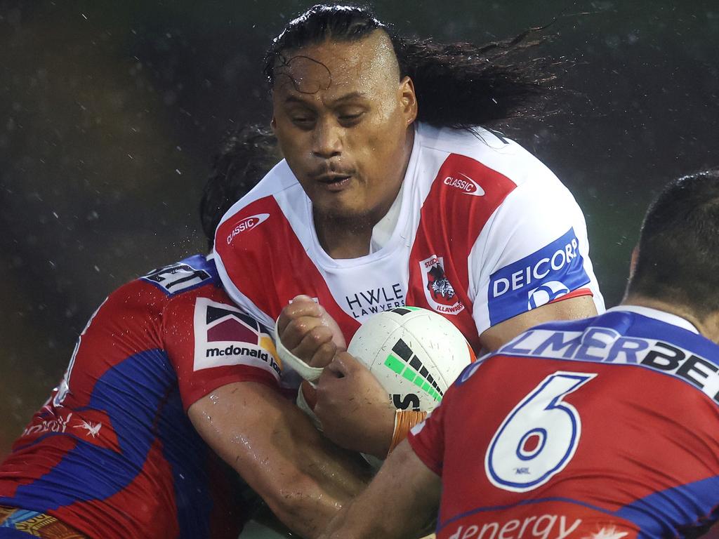 Luciano Leilua will add impact off the bench for the Dragons. Picture: Getty Images